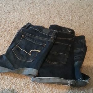 2 Pairs of American Eagle Super Stretch Shorts